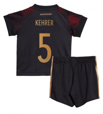 Tyskland Thilo Kehrer #5 babykläder Bortatröja barn VM 2022 Korta ärmar (+ Korta byxor)